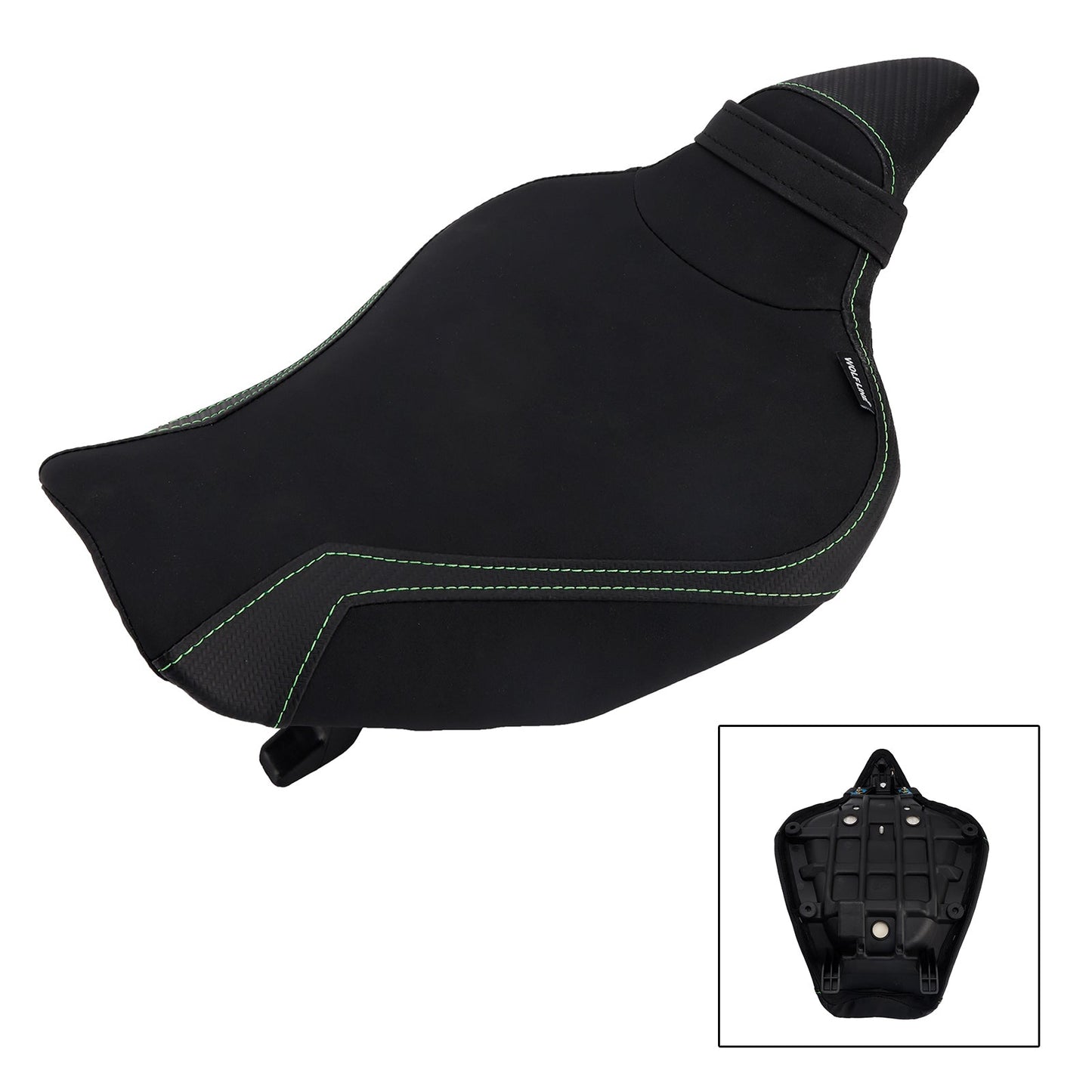 2014-2025 Per Kawasaki Z1000 2024 Per Kawasaki Z1000 Sella anteriore per pilota Raider Sella passeggero Verde2 Rosso