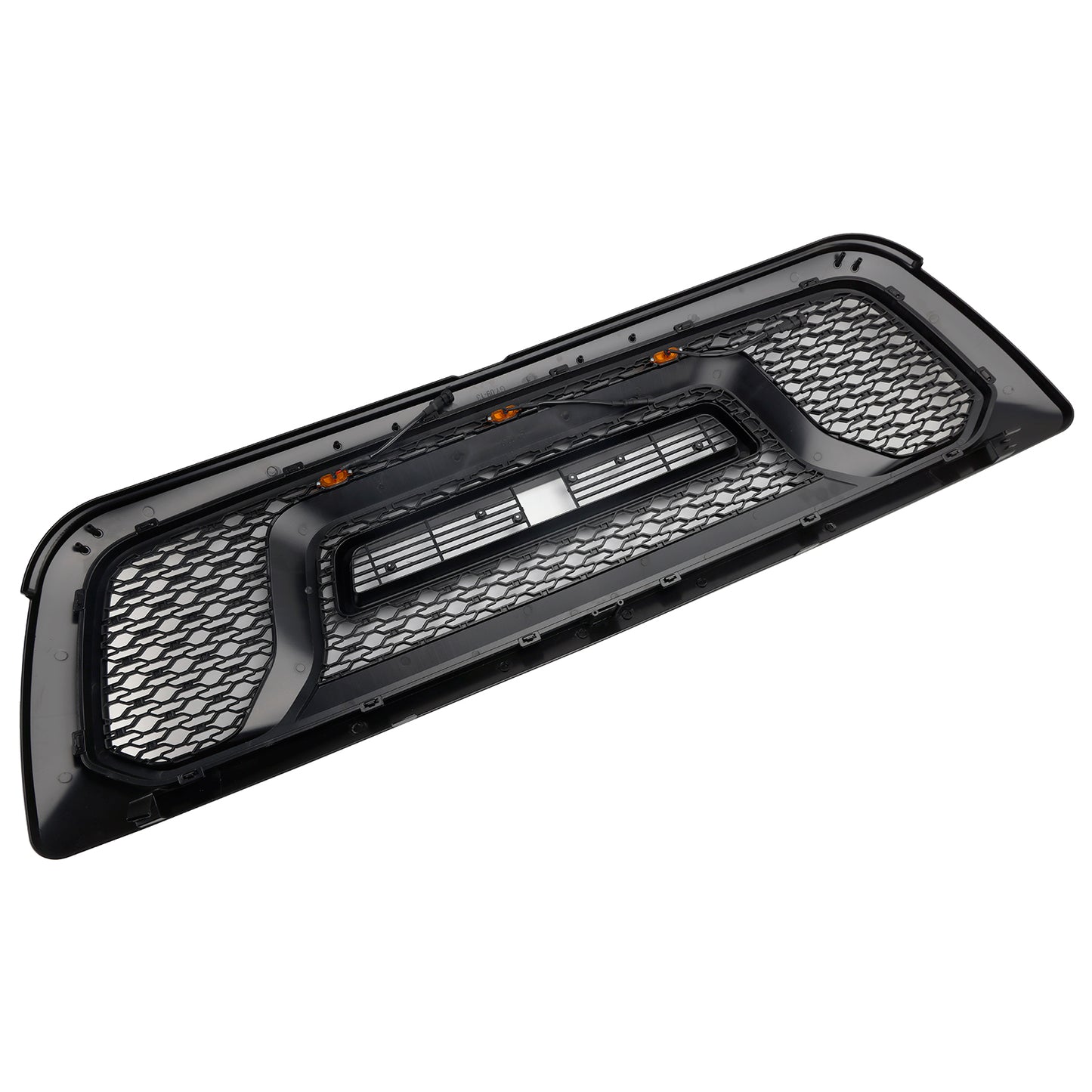 Griglia paraurti anteriore nera con luce a LED per Dodge Ram 1500 2009-2012