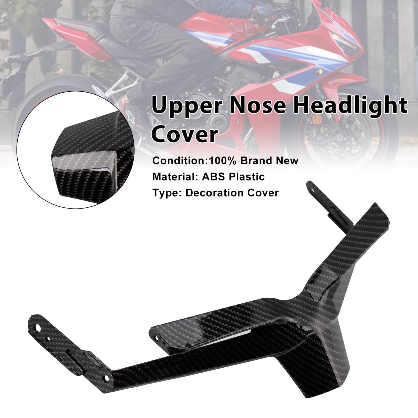 Carenatura del faro anteriore superiore Honda CBR650R 2024-2025