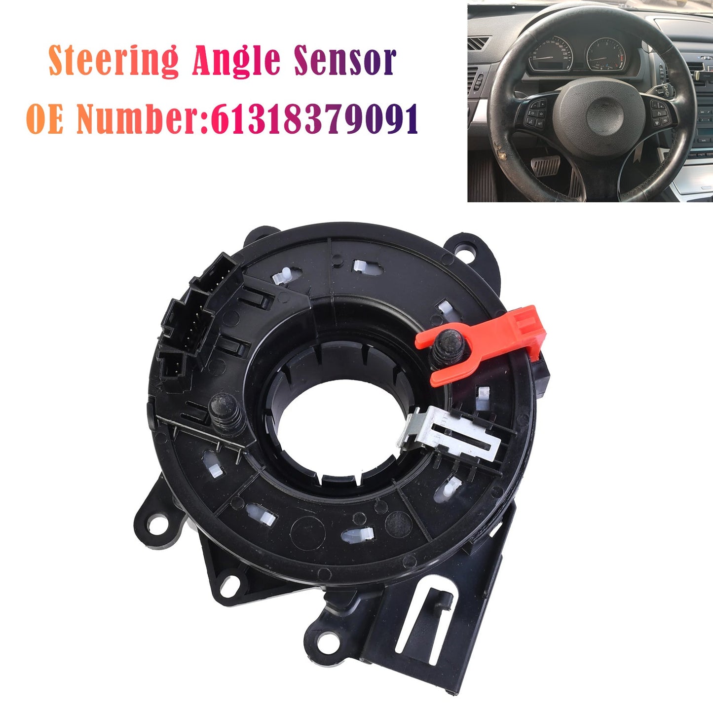 Anello di contatto del sensore dell'angolo di sterzata 61318379091 per BMW 3 E46 5 E39 7 E38 X3 E83 X5 E53