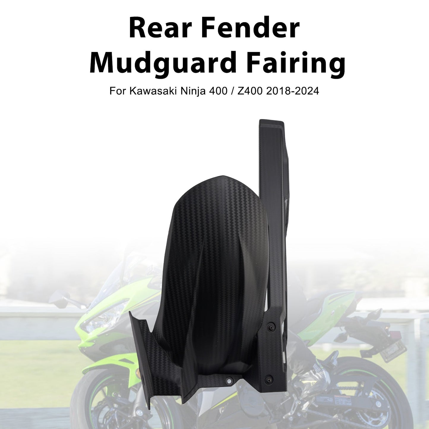 Parafango posteriore per Kawasaki Ninja 500 / Z500 2024-2026
