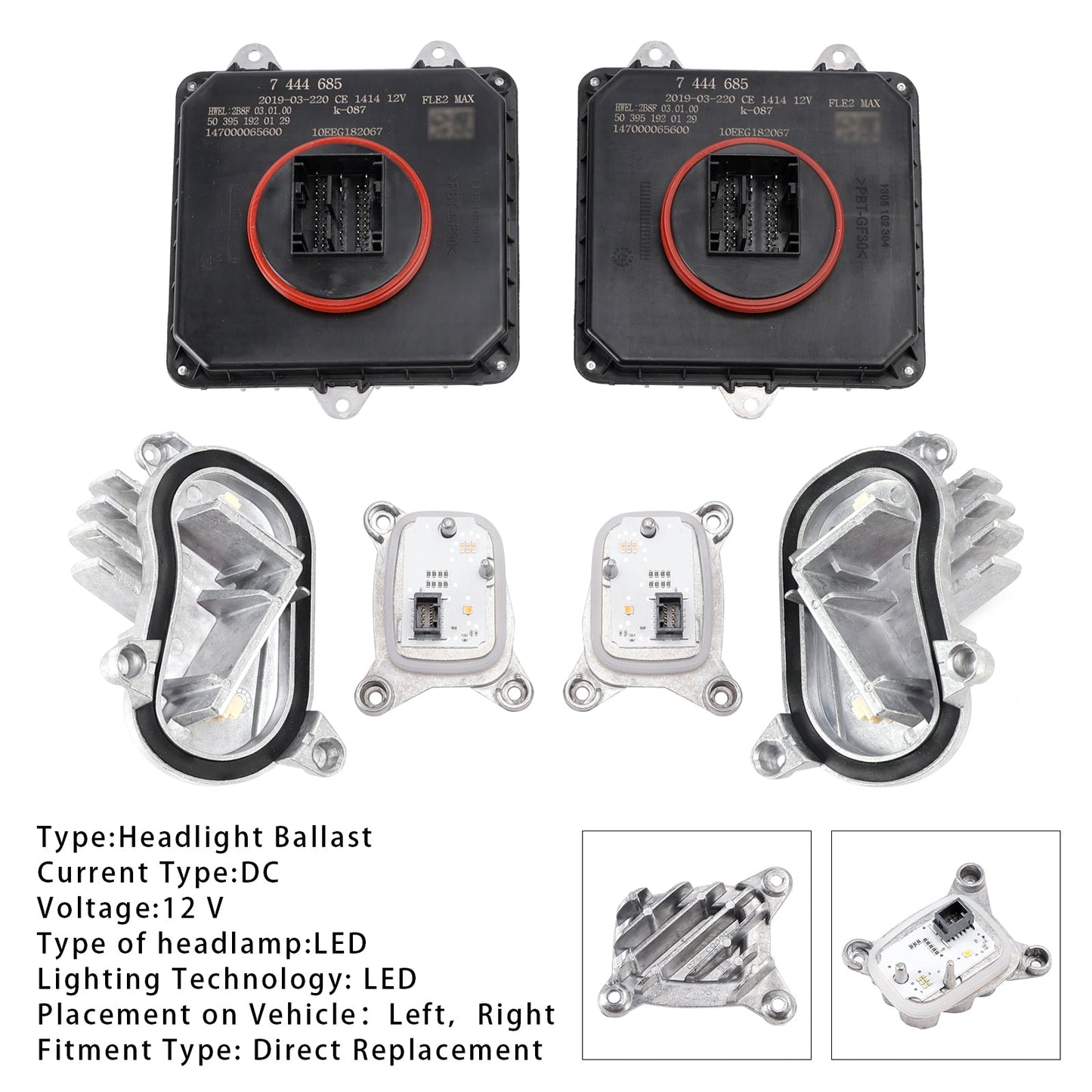 Modulo di controllo fari LED adattivi 63117493229 per BMW F32 F33 F36 Gran Coupé LCI 430i 430iX 440i 440iX 2018 2019 2020