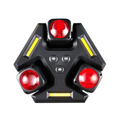 Luce laser rotante RGBW da 150 W per DJ, effetto palco, festa, discoteca, spettacolo, bar