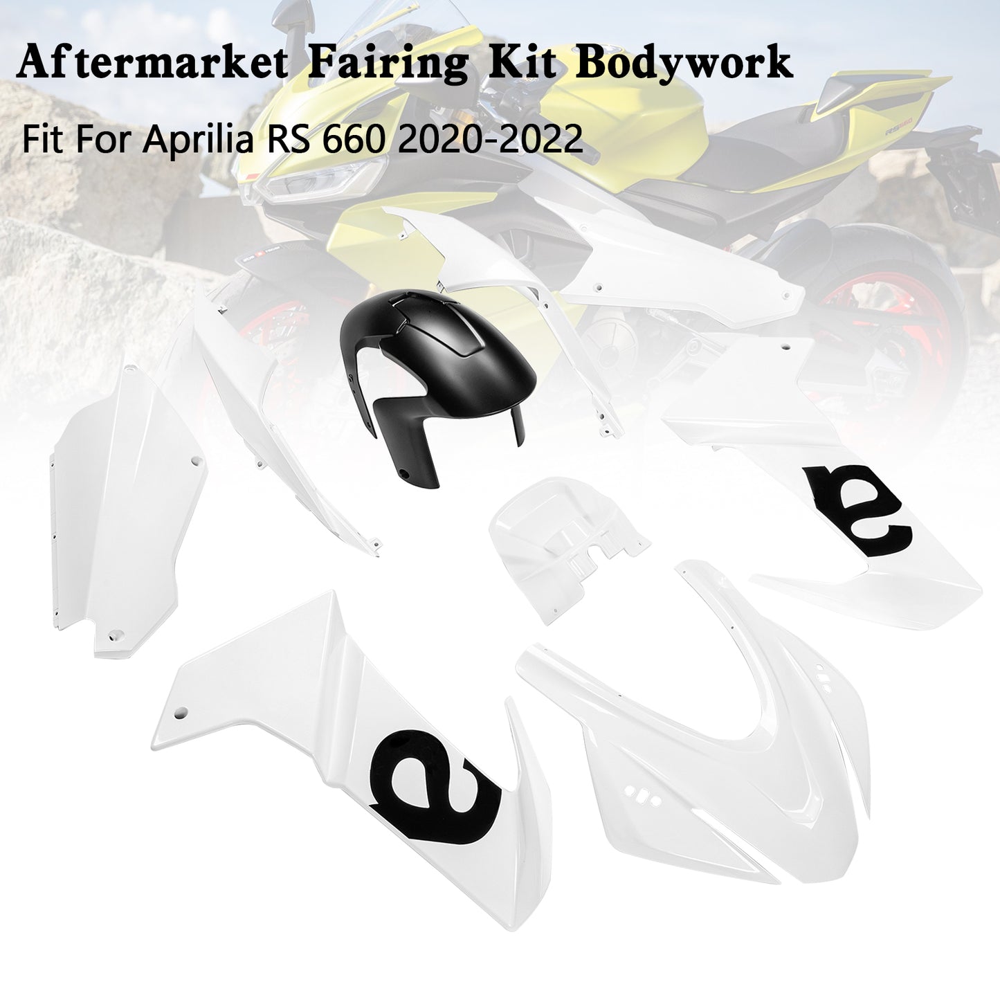 Kit Carena Carrozzeria Plastica ABS per Aprilia RS 660 2020-2024 07#