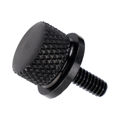 Bullone per sedile parafango nero da 1/4""-20 con sgancio rapido per Touring Softail Dyna