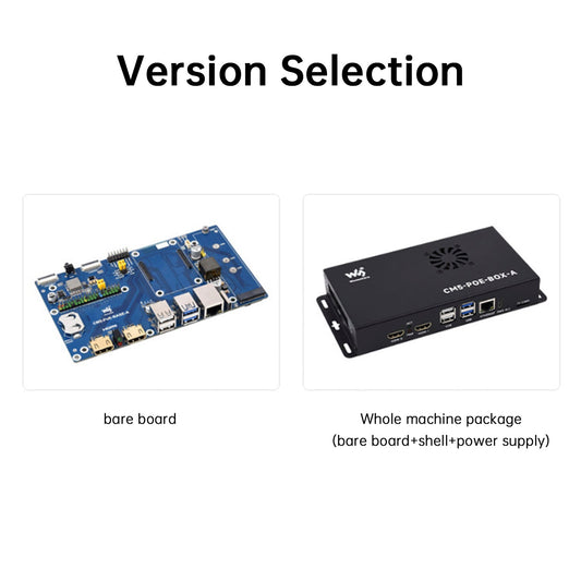 Raspberry Pi CM5 PoE Scheda di espansione Modulo di elaborazione Supporto scheda base M.2 NVMe