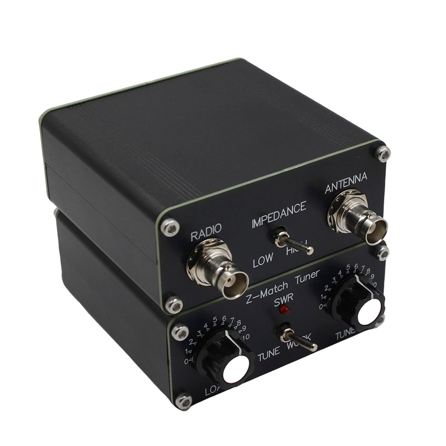 Sintonizzatore manuale per antenna QRP Z-match 5W 3-28 MHz Z-Match Sintonizzatore manuale per antenna QRP Ham