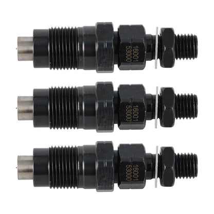Iniettore di carburante 3 pezzi per motore Kubota D722 D782 BX2230D 16001-53000 H1600-53000
