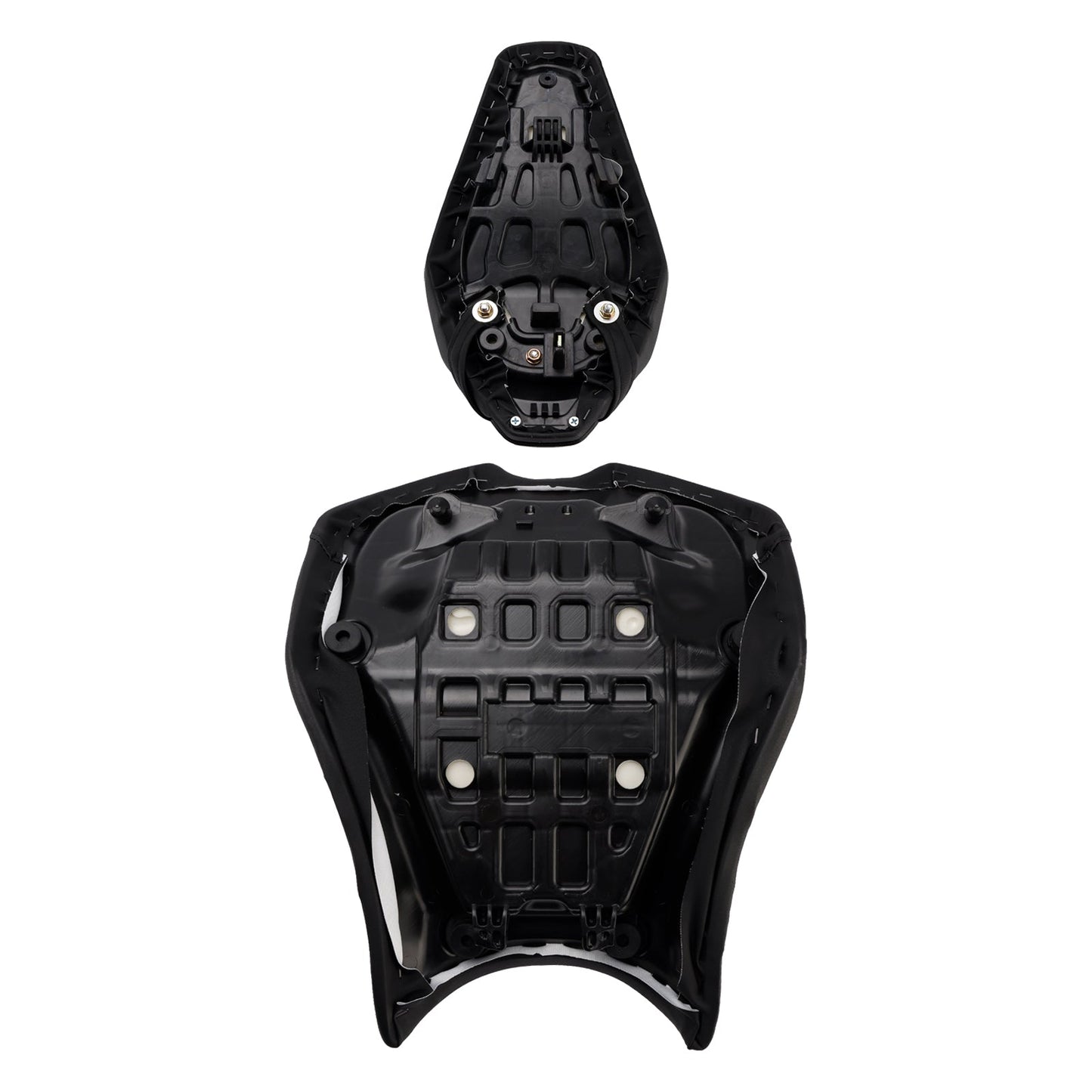Kit sella passeggero anteriore e posteriore rinforzata per Kawasaki Ninja Z900 2025, colore nero.