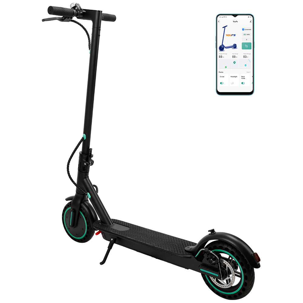 8,5 "Scooter elettrico pieghevole con app 350W 35 km Range 30 km/h Città pendola