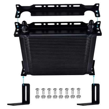 Kit staffa di montaggio radiatore olio 330 mm 13,4 pollici per radiatore olio in stile britannico