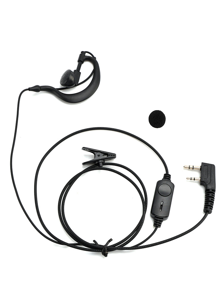 K-031 Cuffie con gancio auricolare con filo di pressione per TK-208 TH-D7 RPU416A KG-UVD1 TG-K4AT