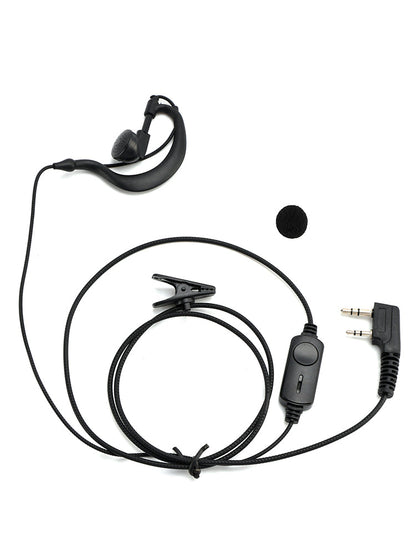 K-031 Cuffie con gancio auricolare con filo di pressione per TK-208 TH-D7 RPU416A KG-UVD1 TG-K4AT