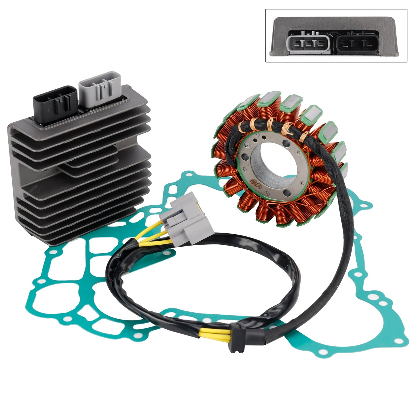 2022-2023 per Can-Am Maverick Turbo DS Regolatore di statore raddrizzatore e guarnizione 420296908
