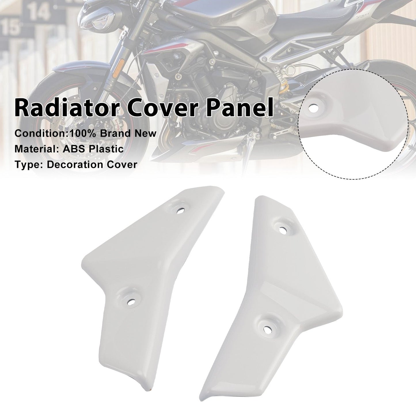 Pannelli carenatura laterali radiatore Street Triple 765 R/RS 2020-2022