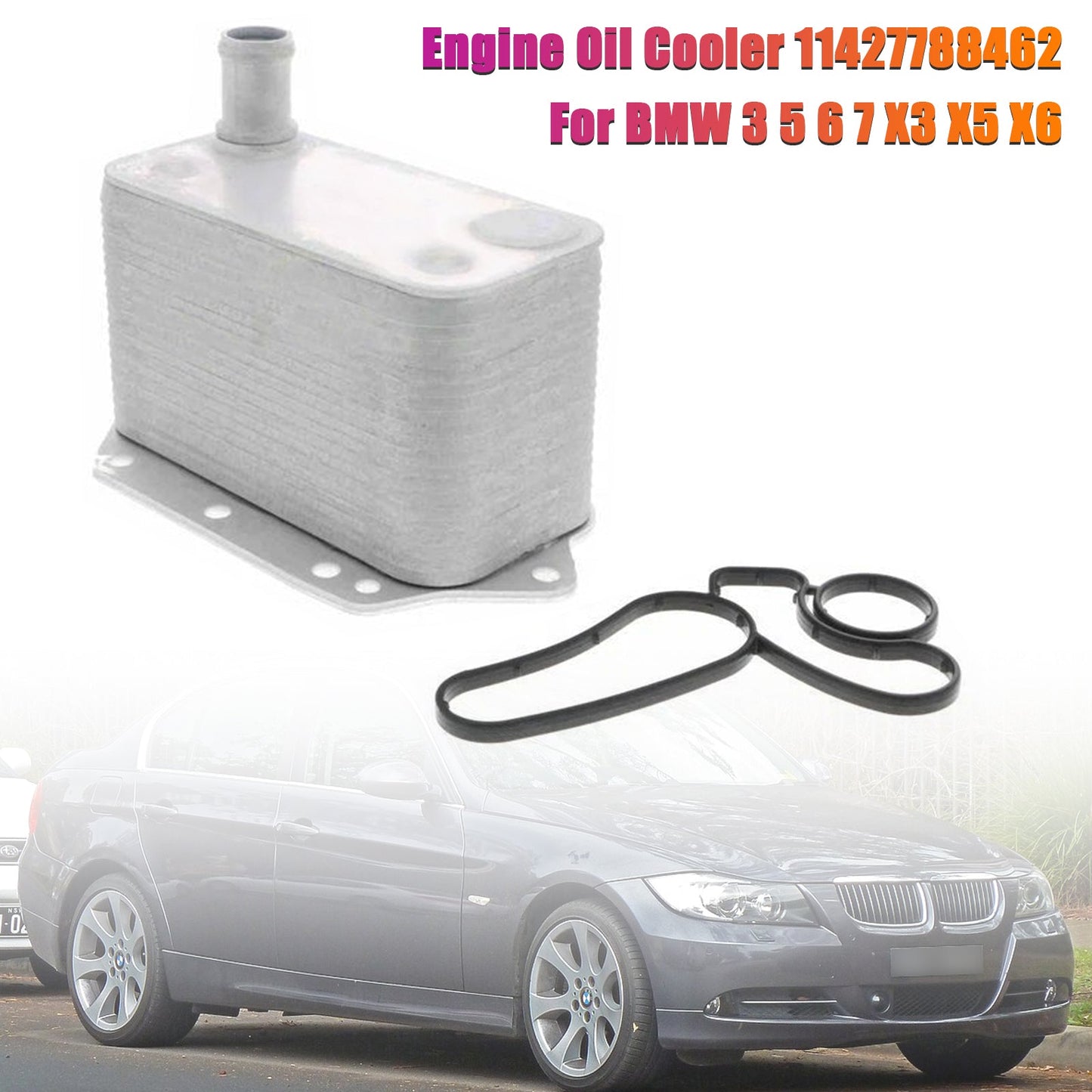 Radiatore olio motore 11427788462 per BMW Serie 3 5 6 7 X3 X5 X6