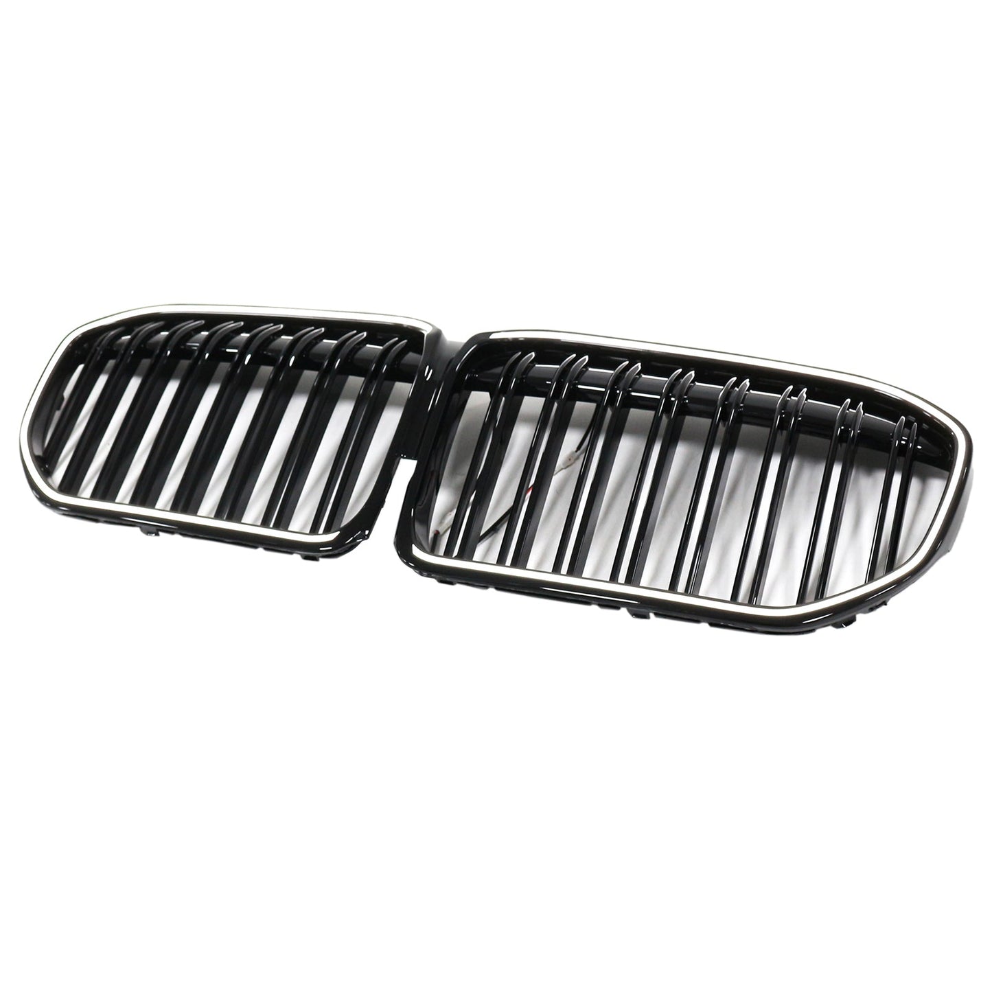 Griglia anteriore nera lucida a doppia stecca per BMW Serie 7 G11 G12 2019-2022