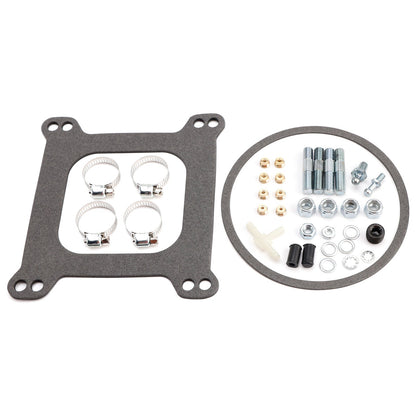 Carburatore 1400 600 CFM 4 corpi, starter elettrico, foro quadrato, valvola dell'aria a 4 corpi