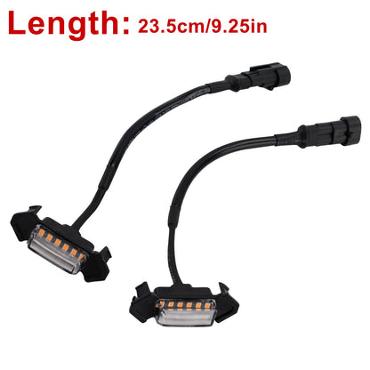 Kit luci LED per griglia anteriore Toyota Tacoma con lente trasparente color ambra 2016-2023