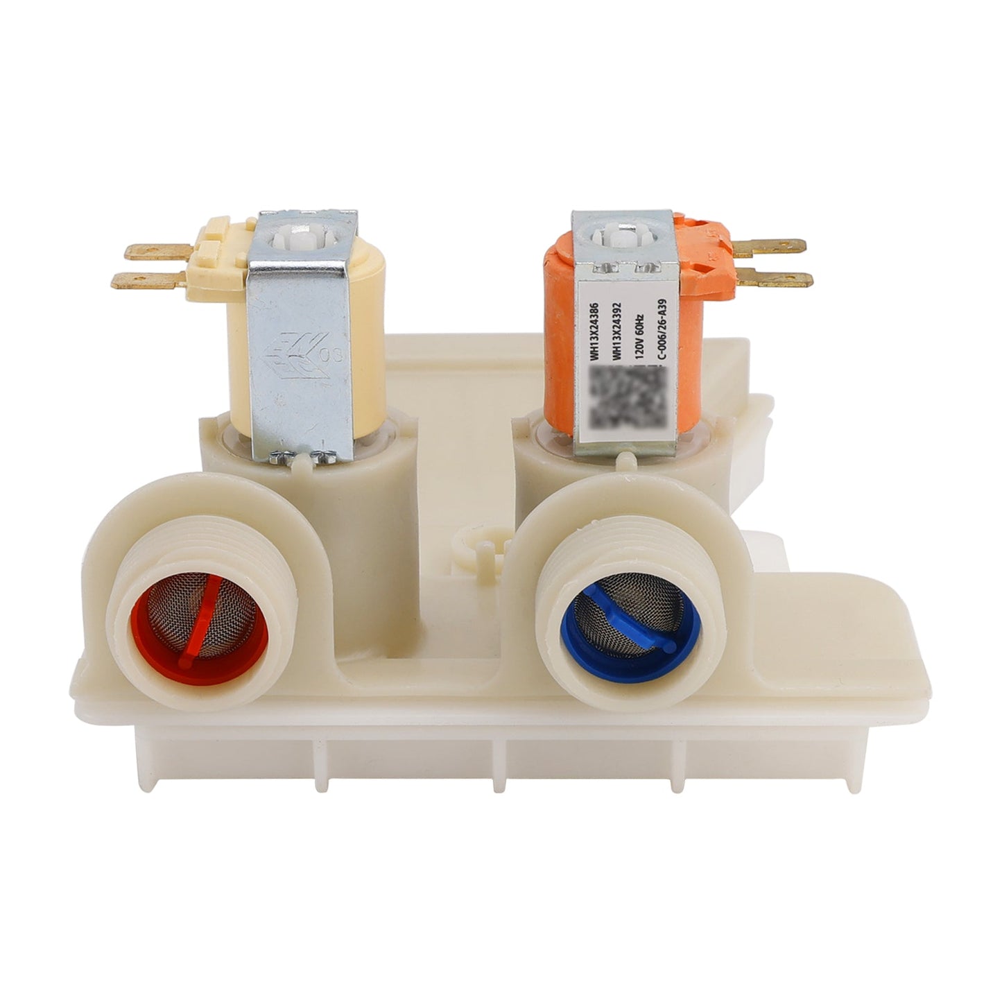 WH13X26535 Elettrovalvola di ingresso acqua per lavatrice GE