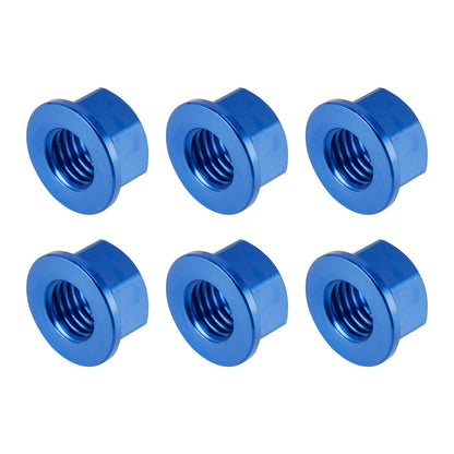 Kit dado corona posteriore M10x1,5mm blu per Aprilia RSV RSV4 1000R Factory 04-16
