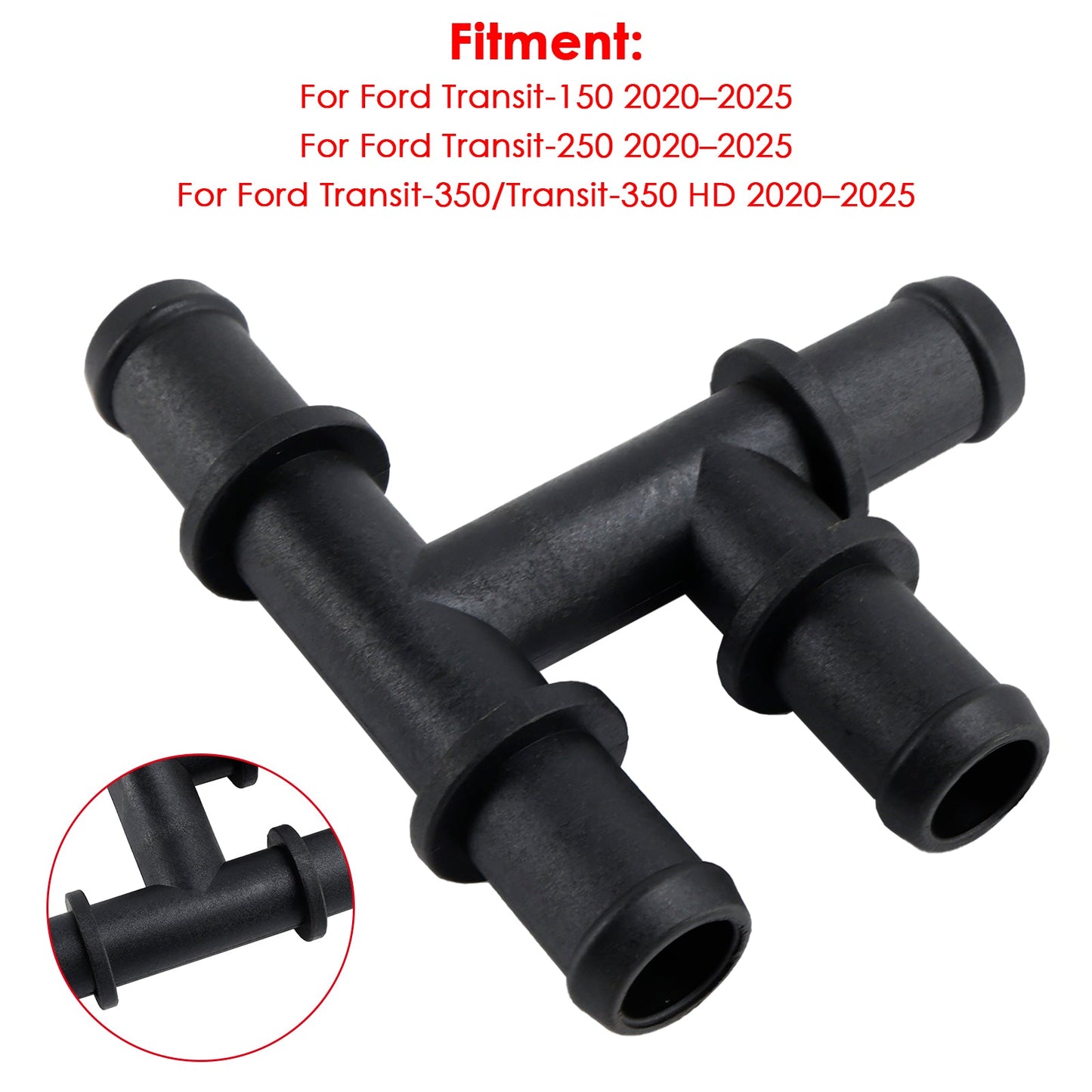 Tubo flessibile di collegamento del refrigerante del radiatore del riscaldatore a 4 vie LK4Z-18B402-E per Ford Transit
