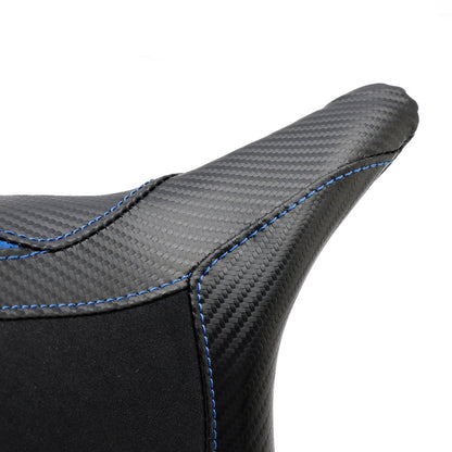 Cuscino per sedile anteriore conducente Raider Yamaha Mt-03 Yzf-R3 2015-2023 in poliuretano blu