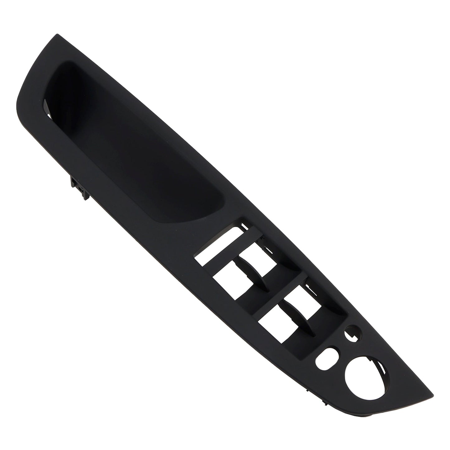 4 pezzi di rivestimento per maniglia interna della portiera nera per BMW E70 X5 E71 X6 07-14
