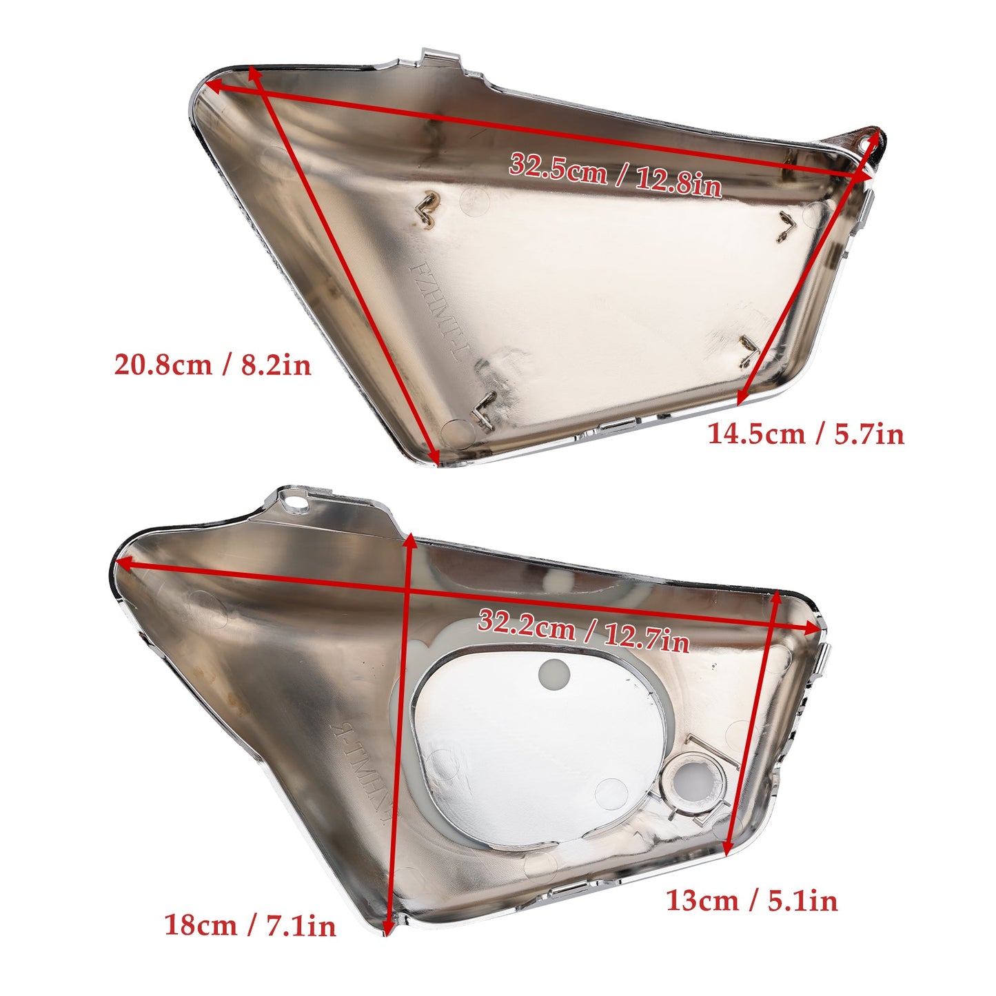 Copertura laterale della batteria per Honda Magna VF 250 1995-2006