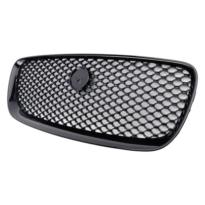 Per JAGUAR F-PACE X761 2016-2020 ABS Griglia paraurti anteriore nera lucida