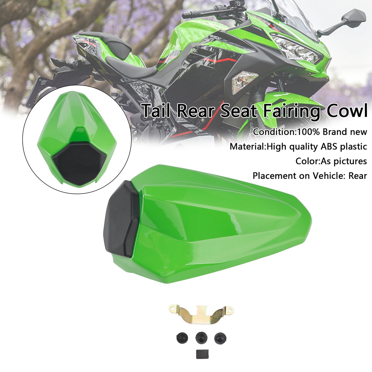 Carenatura posteriore per Kawasaki Ninja 400 EX400 Racing 2018-2024