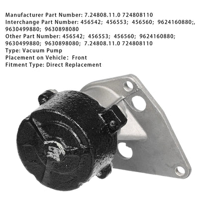 Pompa del vuoto PEUGEOT 306 1.9D 1997-2002 456542 9630499880
