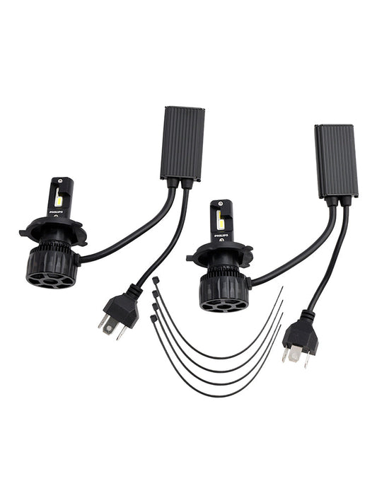 Luce auto LED-HL Ultinon Rally3551 H4 11342U3551 12/24V 50W 6500K per PHILIPS