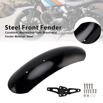 Parafango anteriore in acciaio per Street Scrambler 900 Speed Twin 900