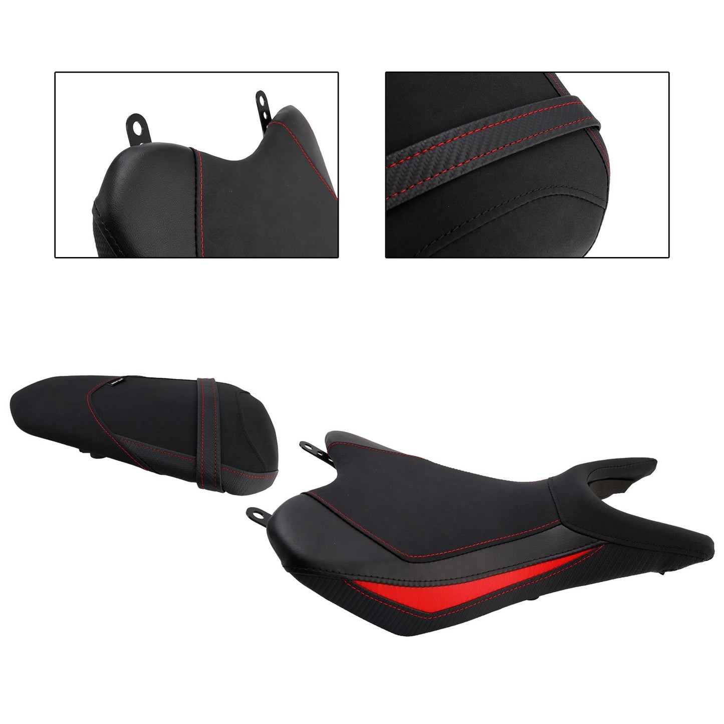 2025 - Per Yamaha Yzf-R3 2025 - Mt-03 Cuscino posteriore per sedile conducente e passeggero, rosso