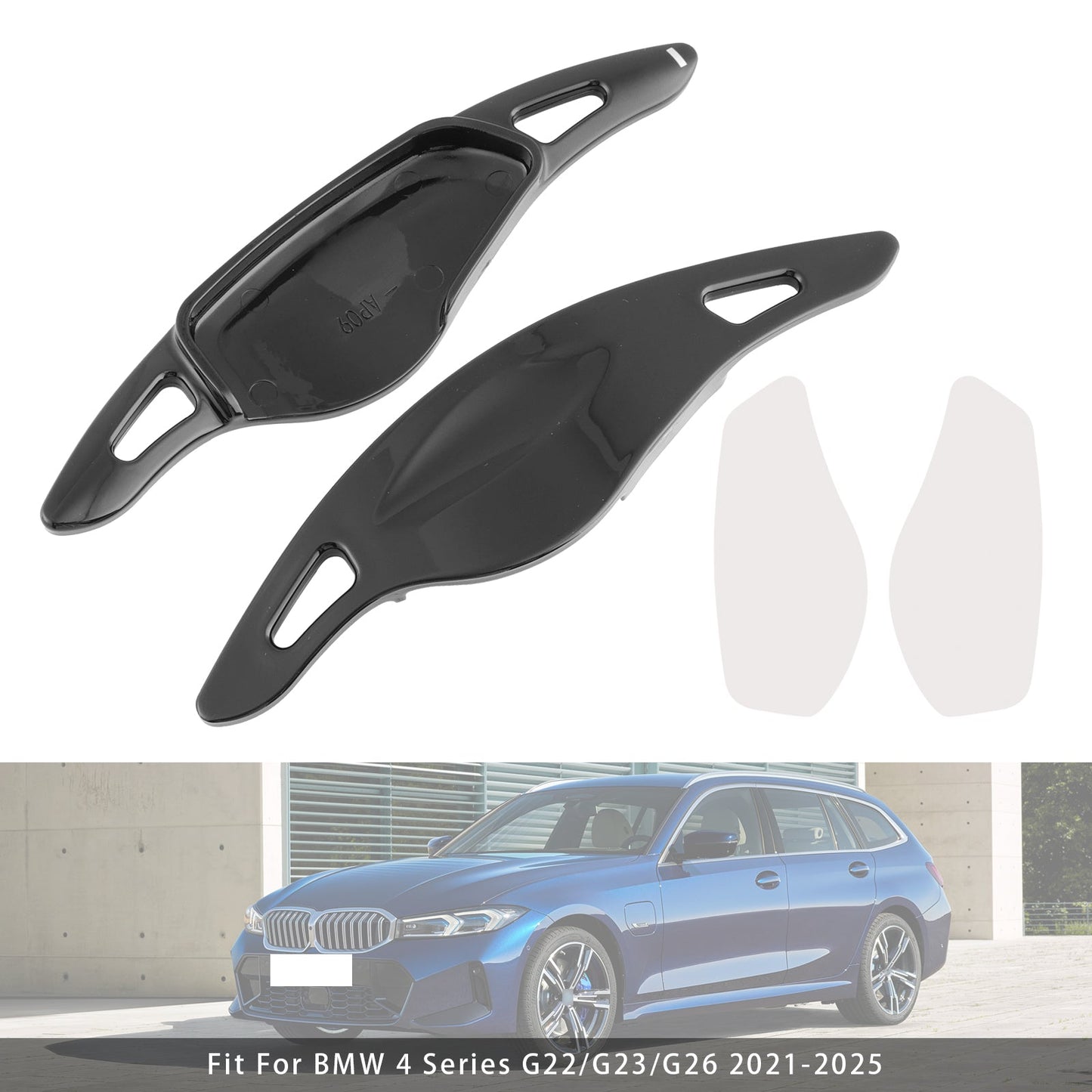 Estensioni per leve del cambio al volante per BMW G20 G21 G30 G31 F40 F22, nere