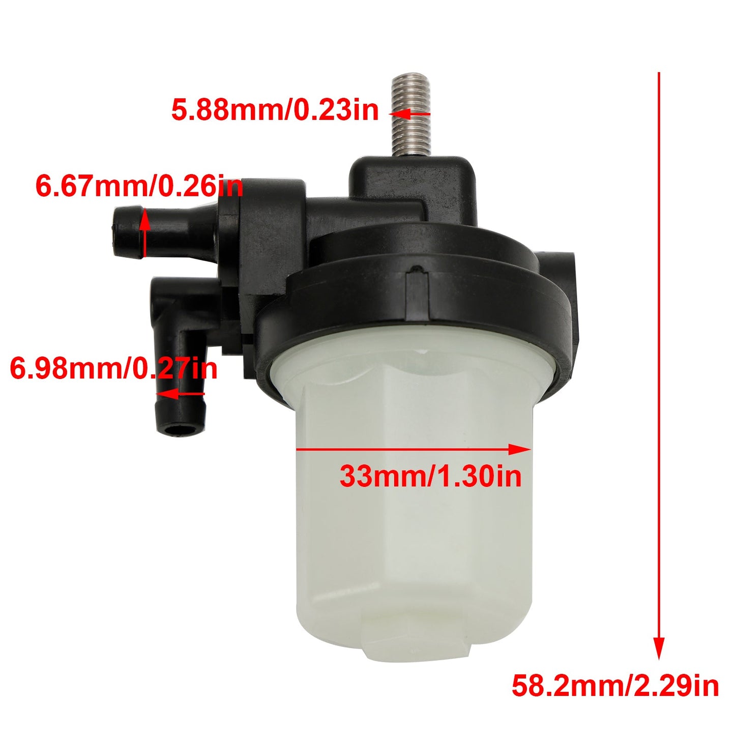 Filtro carburante fuoribordo adatto per Mercury 25HP 35HP 45HP 50HP 60HP 87946A13