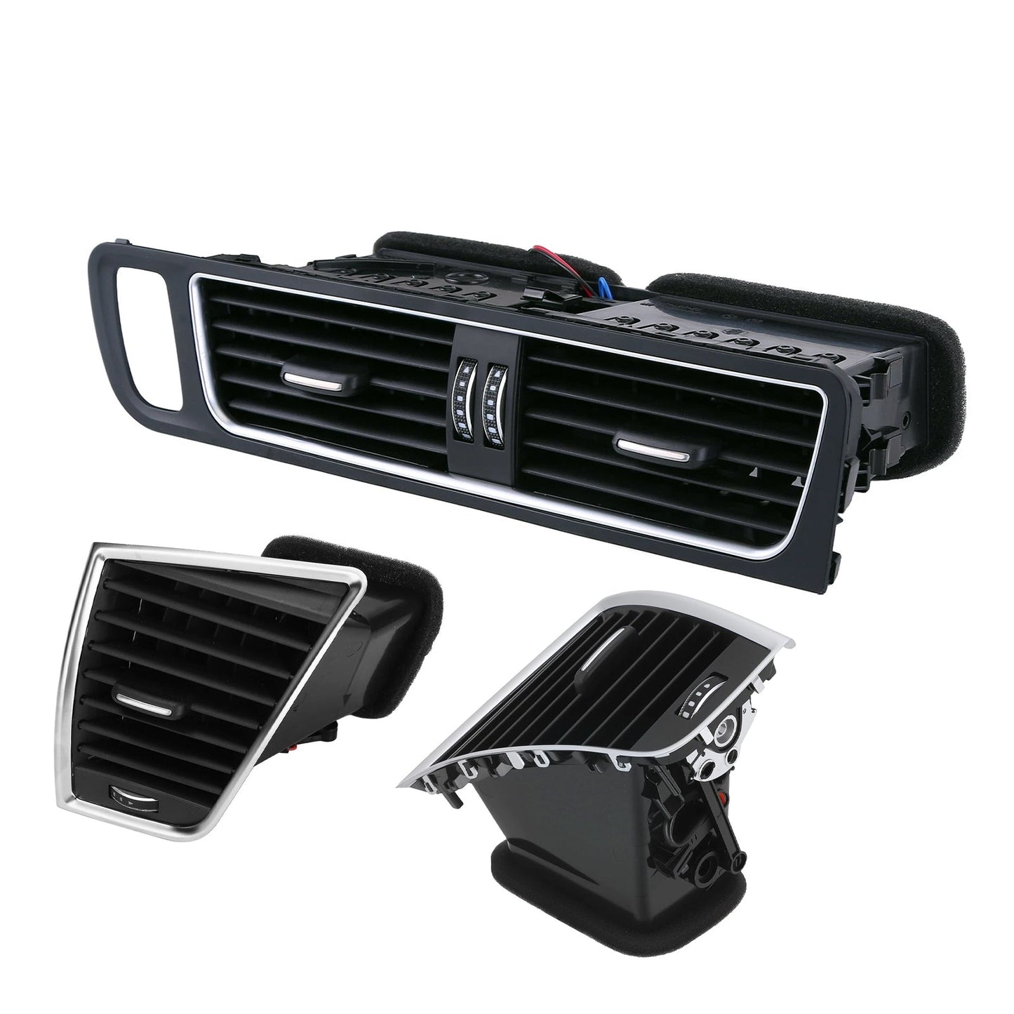 8R1820951 8R1820902 3 pezzi Bocchetta di ventilazione per pannello centrale del cruscotto A/C per Audi SQ5 3.0L 2009-2017