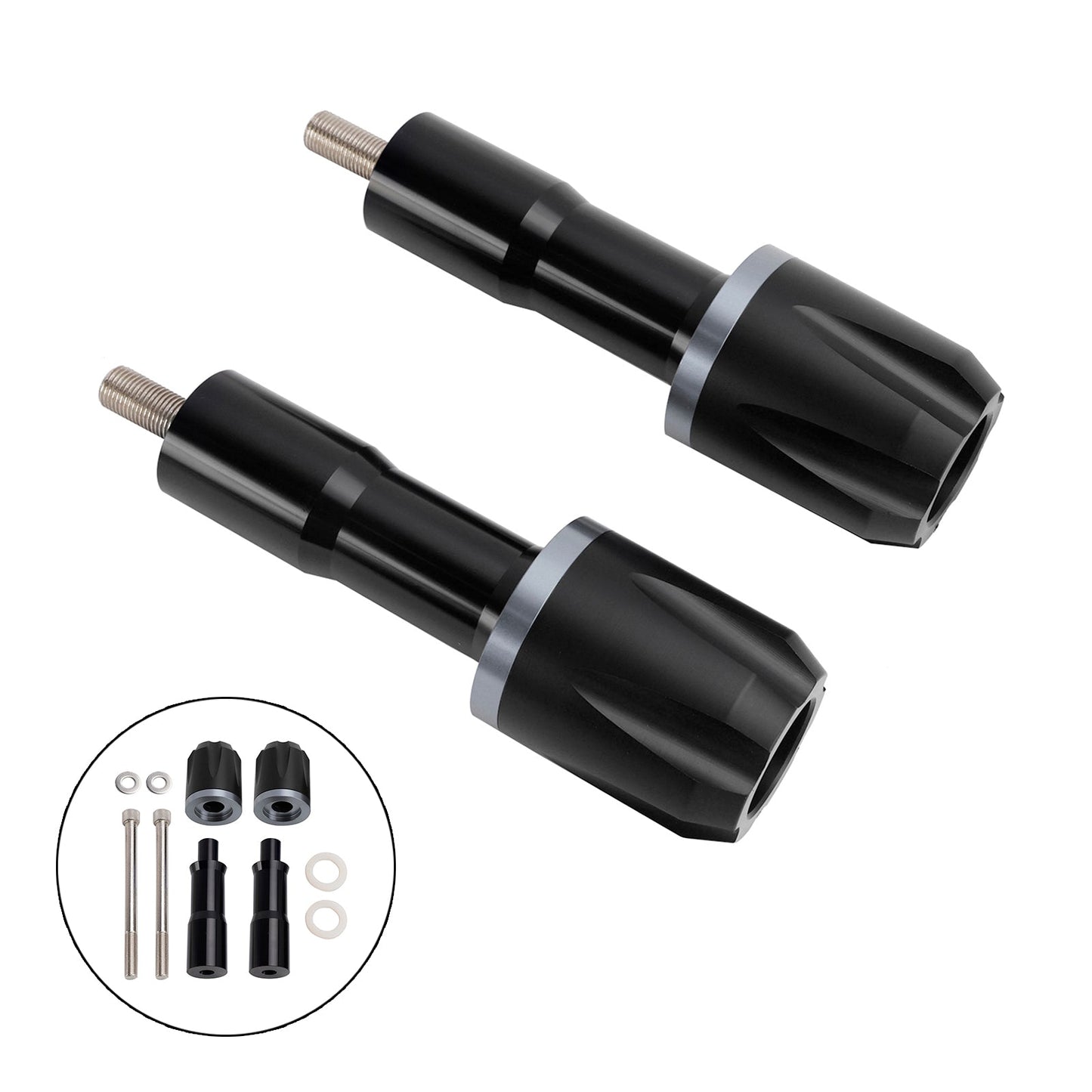 Protezione Slider Antiurto per Telaio in Alluminio Yamaha Yzf-R7 2021-2023, Blu e Nero