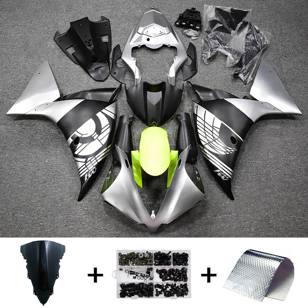 Kit carenatura in plastica ABS a iniezione adatto per Yamaha YZF-R1 2012-2014