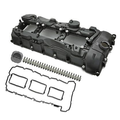 Coperchio valvola motore BMW E82/E88 135is 3.0L turbocompresso N55B30 2012–2013 con guarnizione+tappo 11127570292