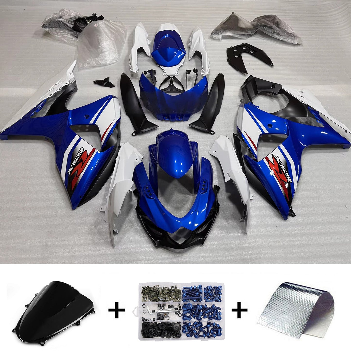 Kit carenatura iniezione plastica ABS per Suzuki GSXR1000 2009-2016 K9