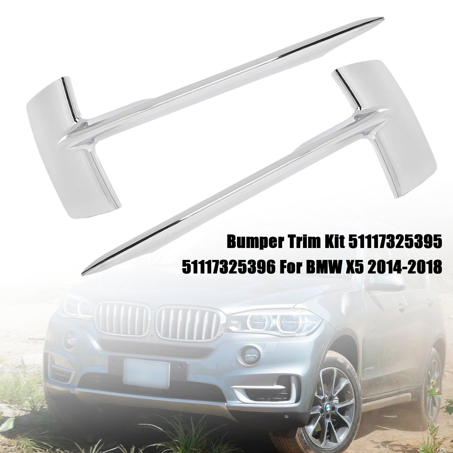 Kit di finiture paraurti 51117325395 51117325396 per BMW X5 2014-2018