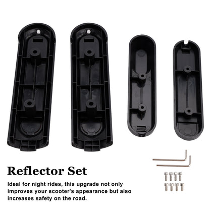 Set di 4 coperture laterali per scooter con catarifrangente posteriore per Xiaomi 4 Pro (1a generazione)