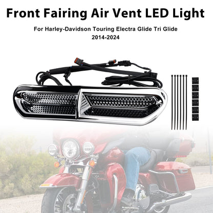Luce LED per presa d'aria anteriore per Touring Street Glide 2014-2024