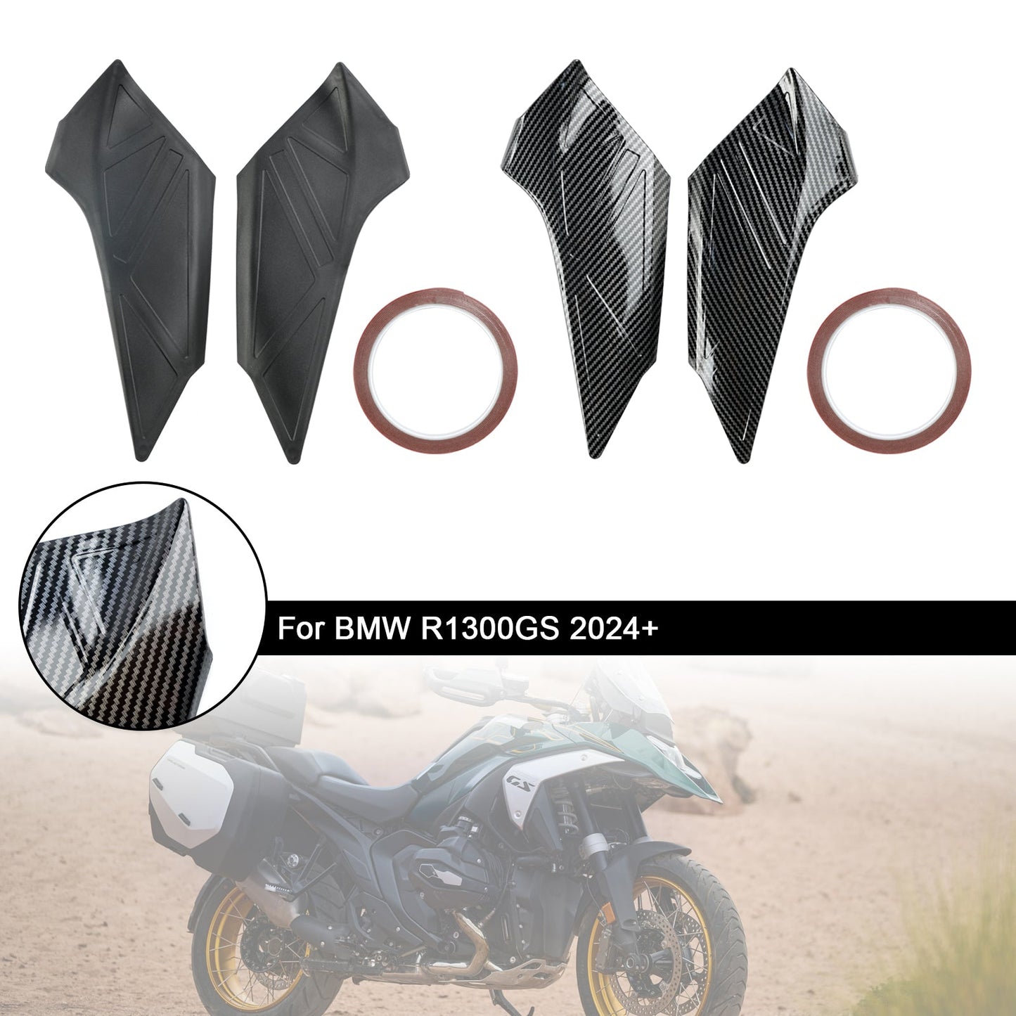 Protezione per pannello telaio laterale, carenature, adatta per BMW R1300GS 2024+