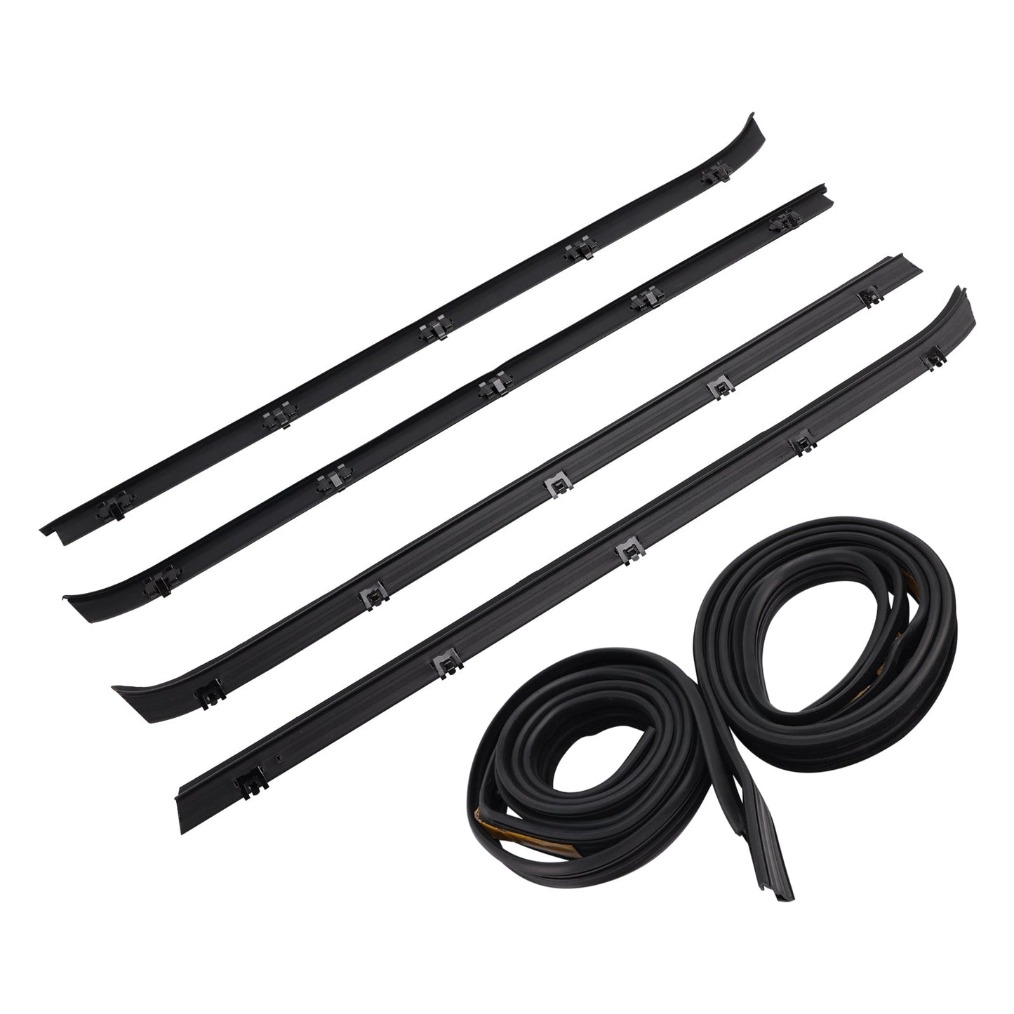 Guarnizione per finestrino auto 4 pezzi + 2 guarnizioni per GMC C1500 C2500 C3500 K1500 K2500 K3500