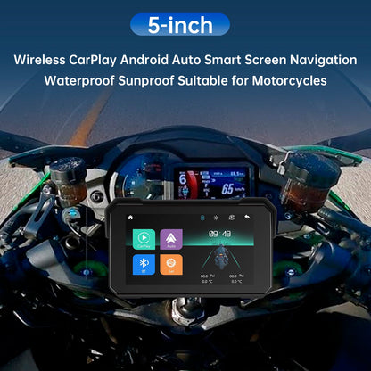 Navigazione Android Auto Wireless CarPlay da 5 pollici impermeabile per moto