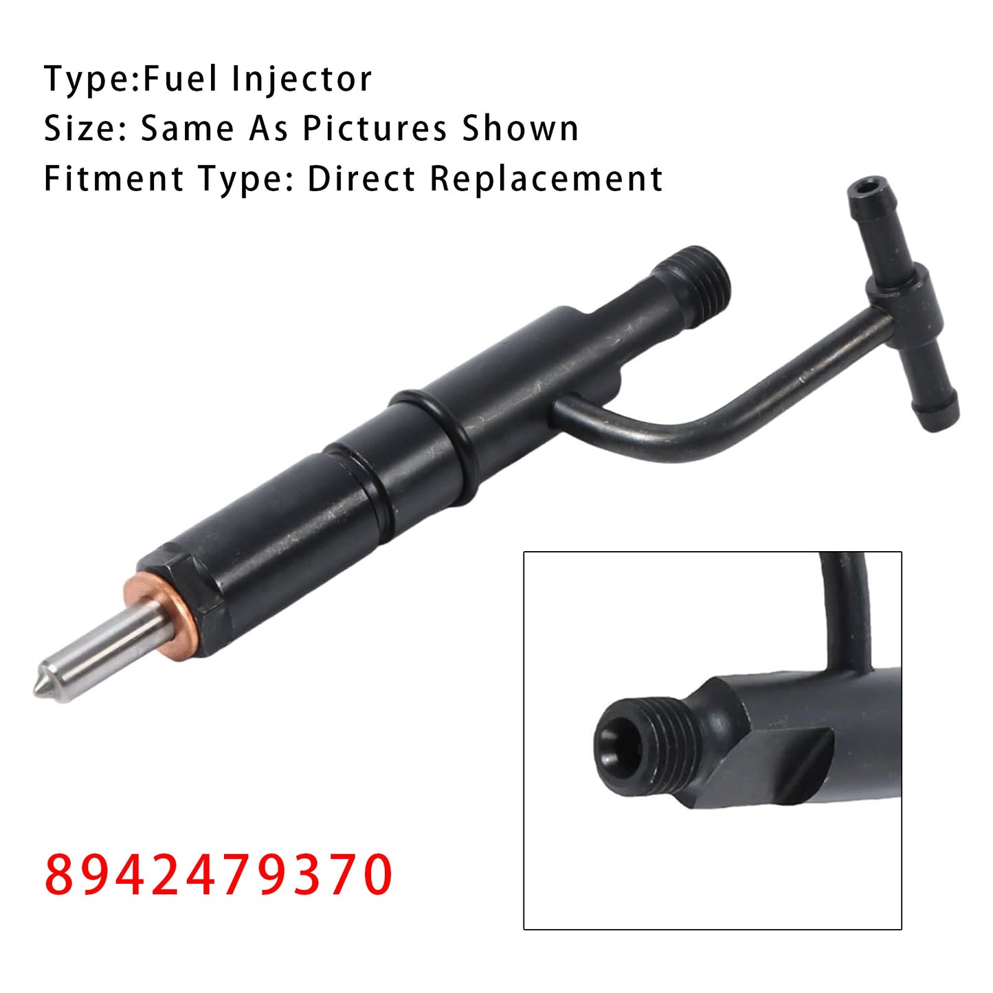 1 pz iniettore carburante per motore Isuzu 4JB1 4JB1T NKR NHR 8942479370