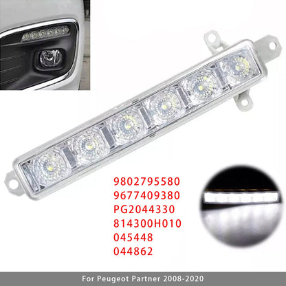 1 luce fendinebbia diurna a LED per Citroen C3 Berlingo Peugeot 9802795580